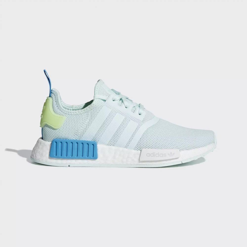 Adidas NMD R1 Tenis Verdes Para Niña (MX-54253)